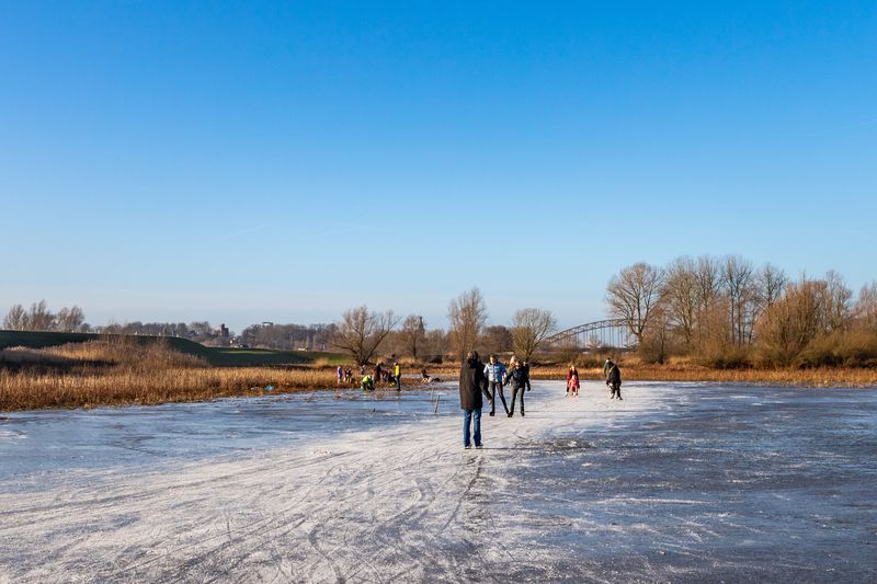 Ice skating